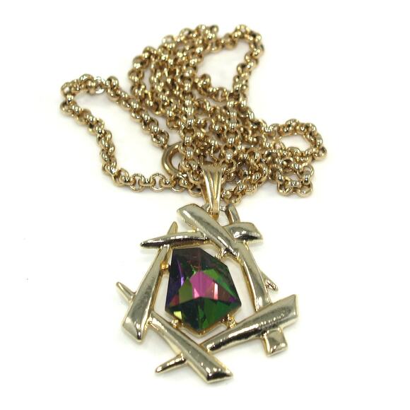 Sarah Coventry Watermelon Glass Necklace, 1970s - Picture 7 of 10